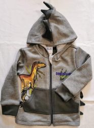 Magyar készítős pulóver dinoszaurusz mintával