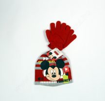 Disney Mickey kötött sapka és kesztyű szett