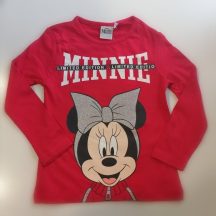 Disney Minnie hosszú ujjú elől, hátul mintás póló