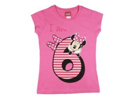 Disney Minnie szülinapi póló 6 éves