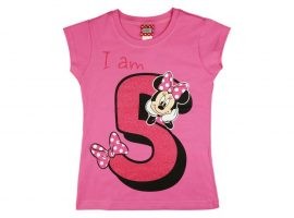 Disney Minnie szülinapi póló 5 éves