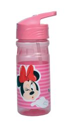 Disney Minnie műanyag kulacs szívószállal 550ml