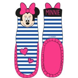 Disney Minnie bőrtalpú zokni, szobamamusz