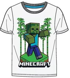 Minecraft fiú rövid ujjú póló
