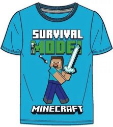 Minecraft Survival Mode fiú póló