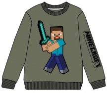 Minecraft nyomott mintás fiú pulóver