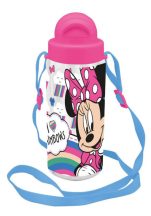   Disney Minnie Mouse szívószálas kulacs csúsztatható kupakkal