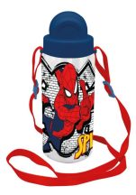 Marvel Spider-Man Pókember  szívószálas műanyag kulacs