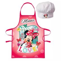 Disney Minnie Mouse Kötény +kukta sapka szett