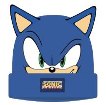 Sonic The Hedgehog mintás kötött sapka