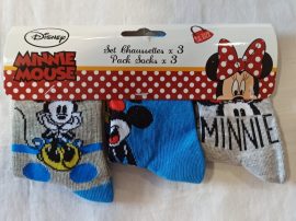 Disney Minnie 3db-os lány zokni